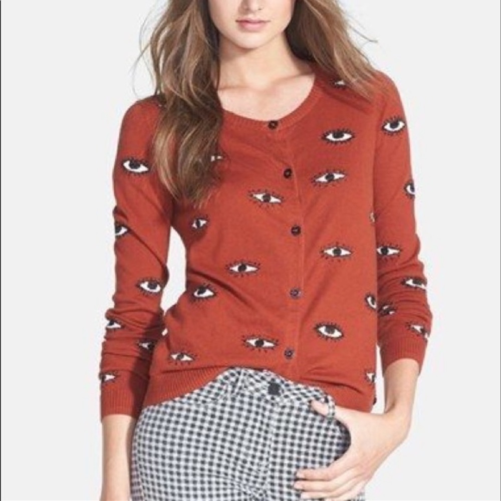 Maison Scotch Orange Eye Cardigan